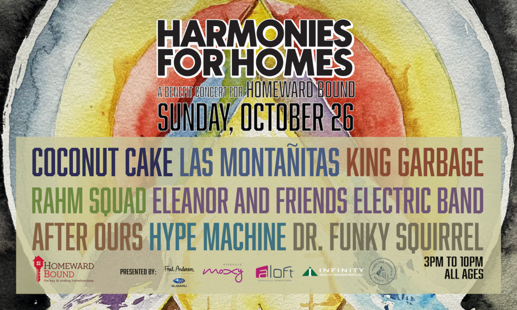 HARMONIES FOR HOMES: A Benefit for Homeward Bound of WNC 2 H4H Grey Eagle Ticket Image FINAL